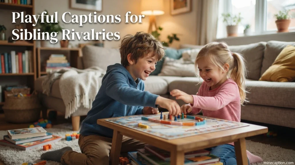 Playful Captions for Sibling Rivalries