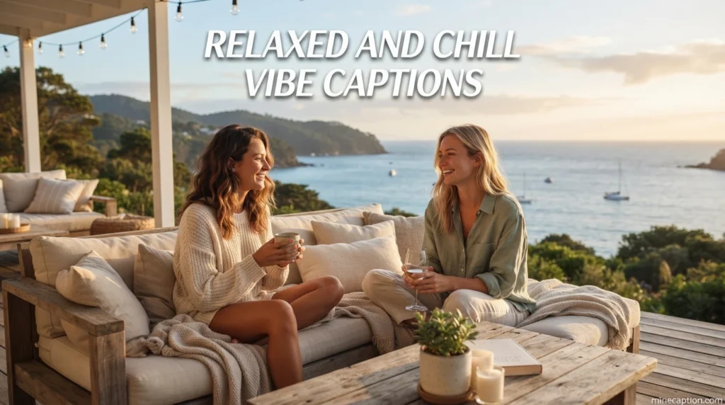 Relaxed and Chill Vibe Captions