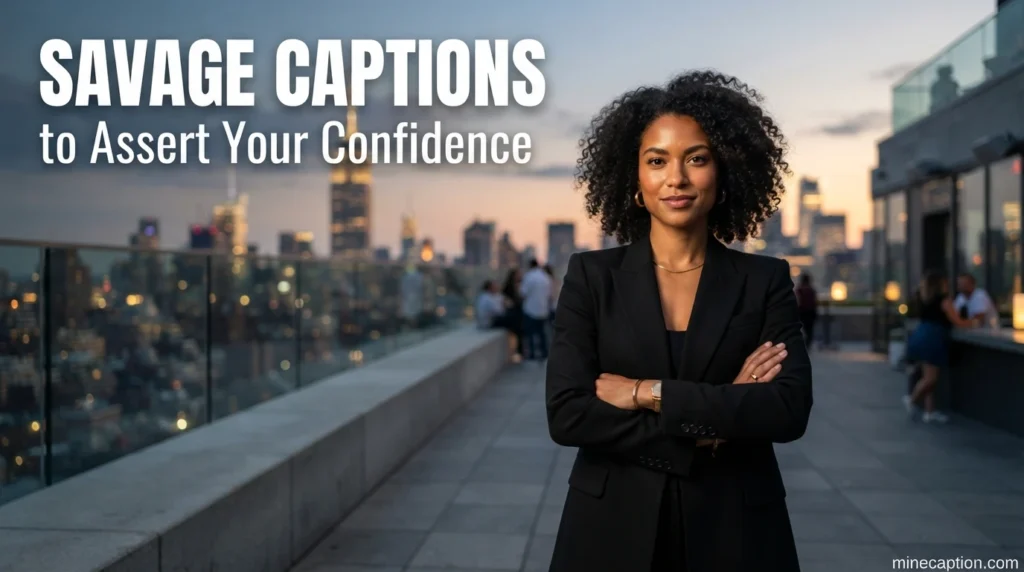 Savage Captions to Assert Your Confidence