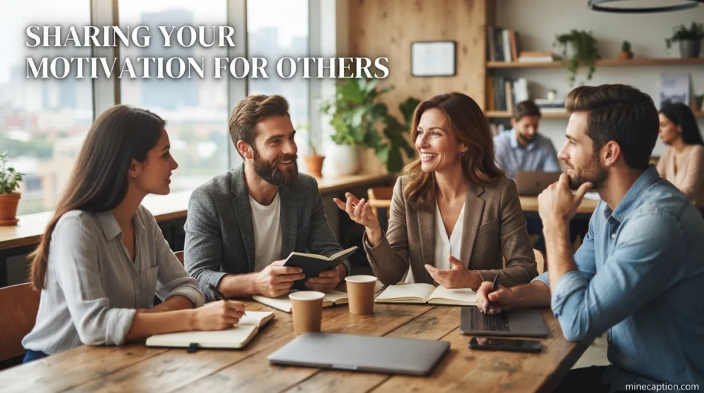 Sharing Your Motivation for Others
