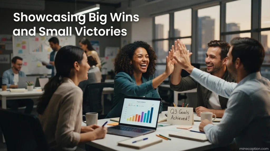 Showcasing Big Wins and Small Victories