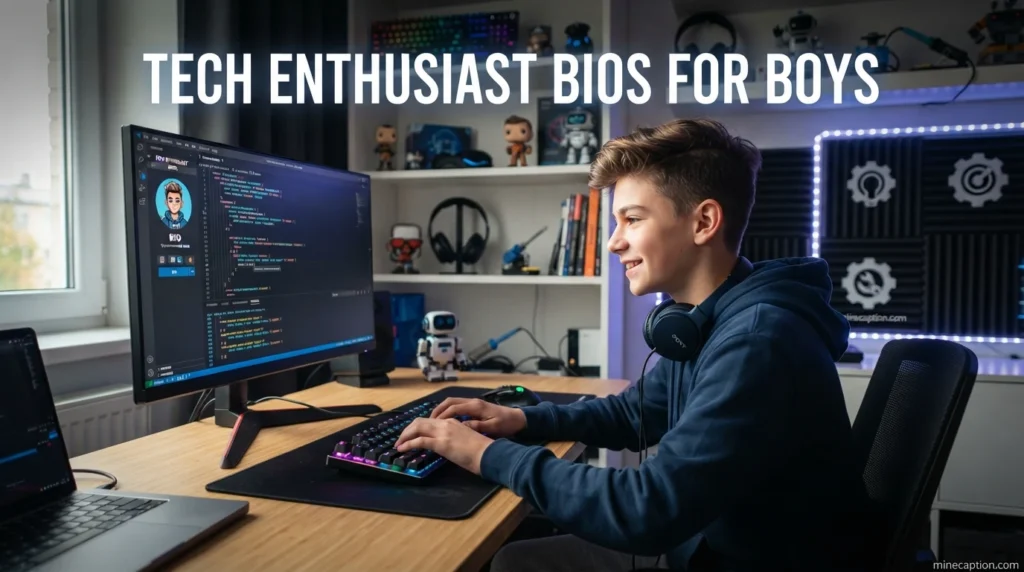 Tech Enthusiast Bios for Boys