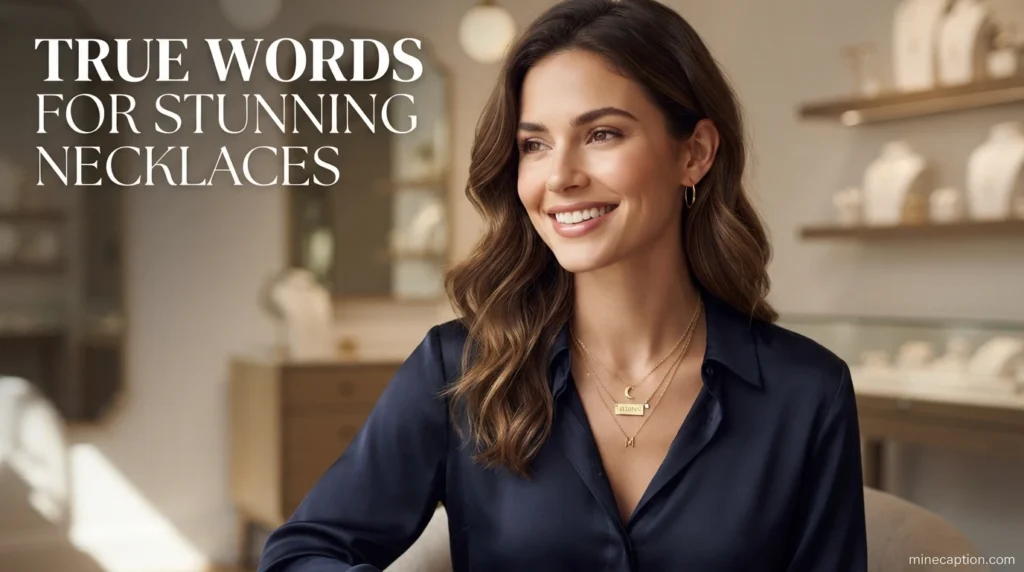 True Words for Stunning Necklaces
