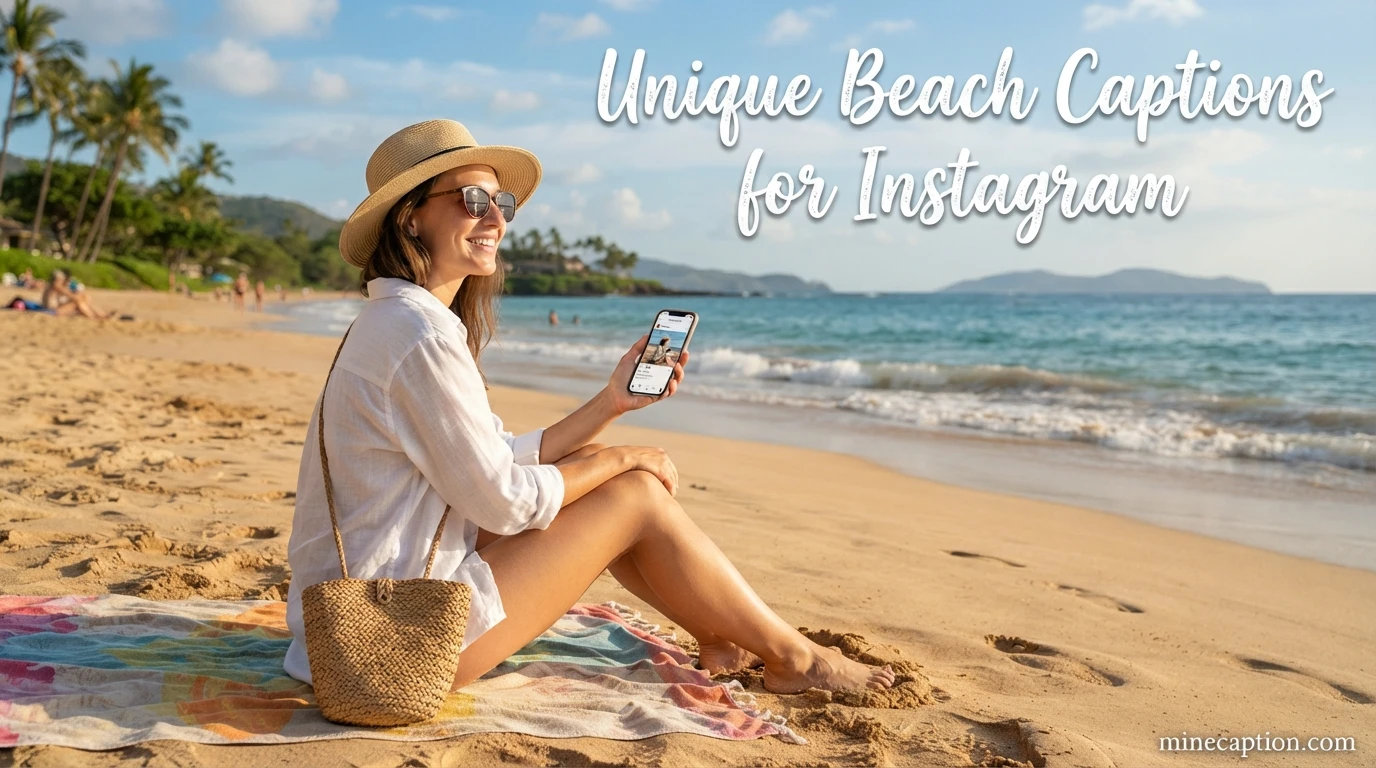 Unique Beach Captions for Instagram