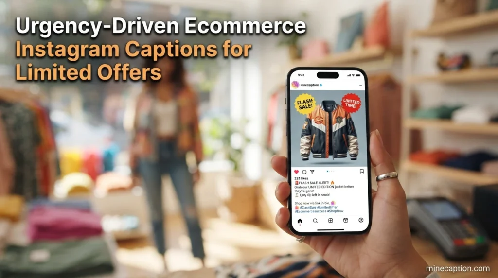 Urgency-Driven Ecommerce Instagram Captions for Limited Offers
