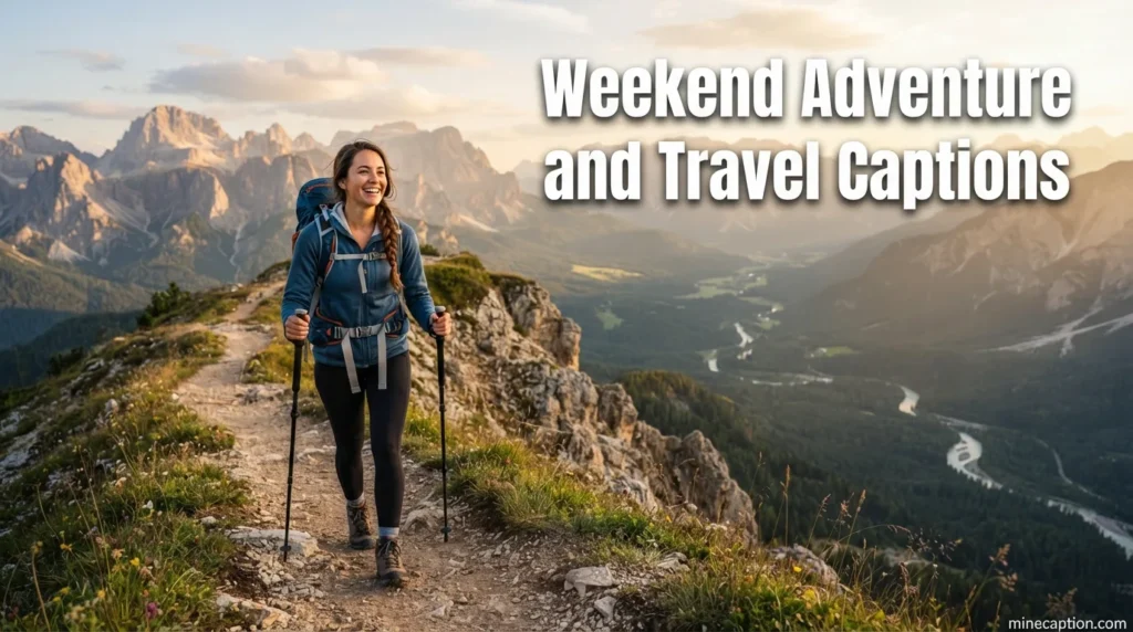 Weekend Adventure and Travel Captions