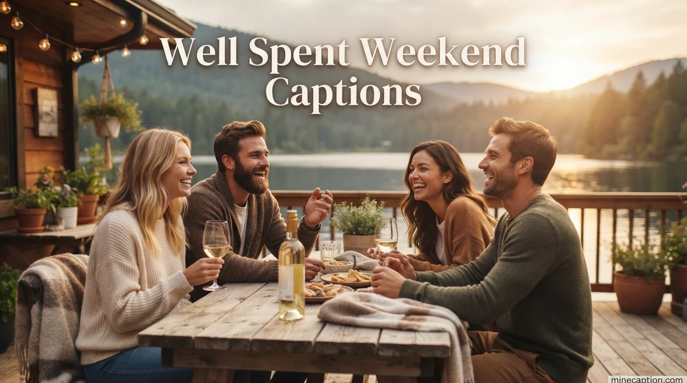 Well Spent Weekend Captions