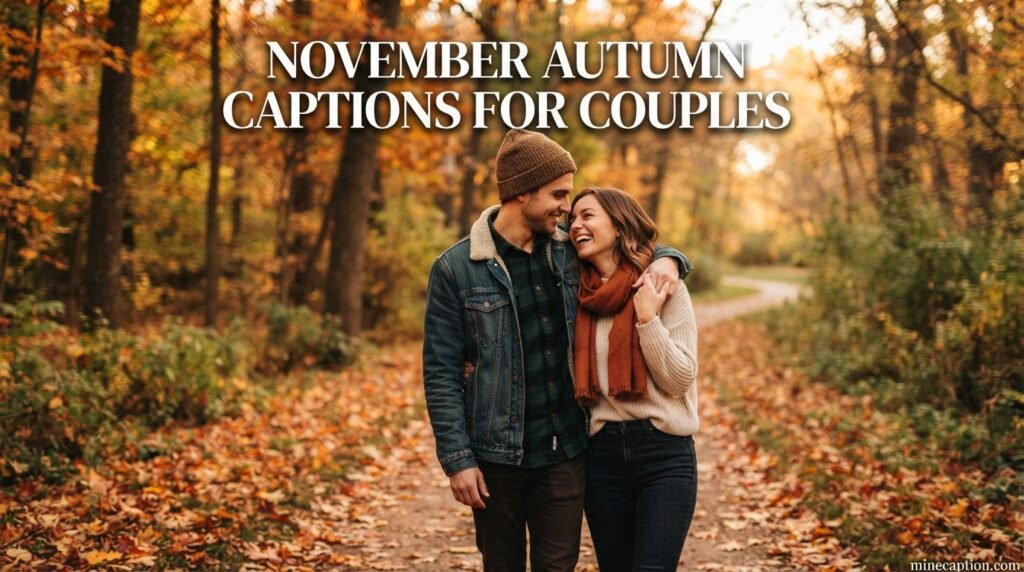 November Autumn Captions for Couples