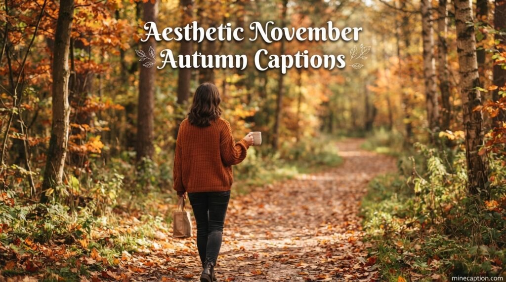 Aesthetic November Autumn Captions