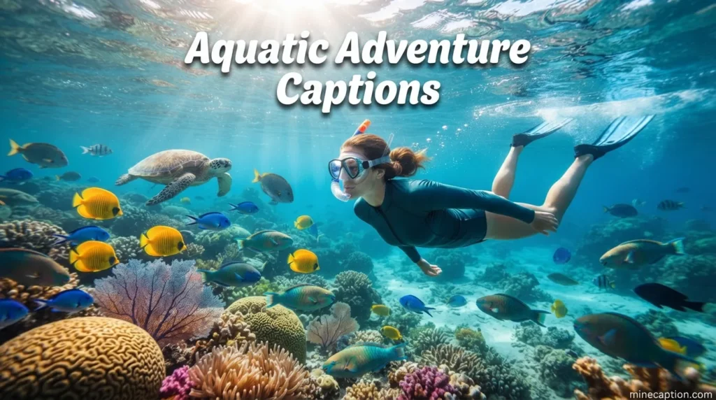 Aquatic Adventure Captions