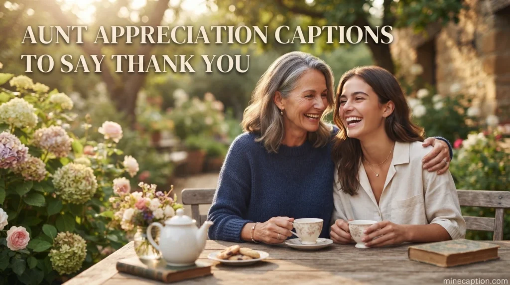 Aunt Appreciation Captions to Say Thank You