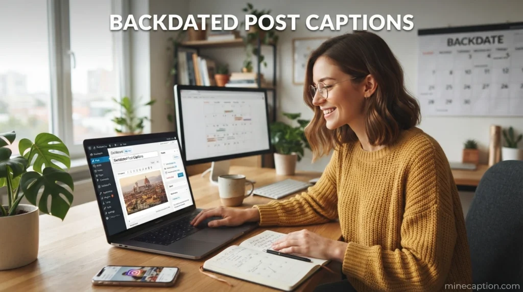 Backdated Post Captions
