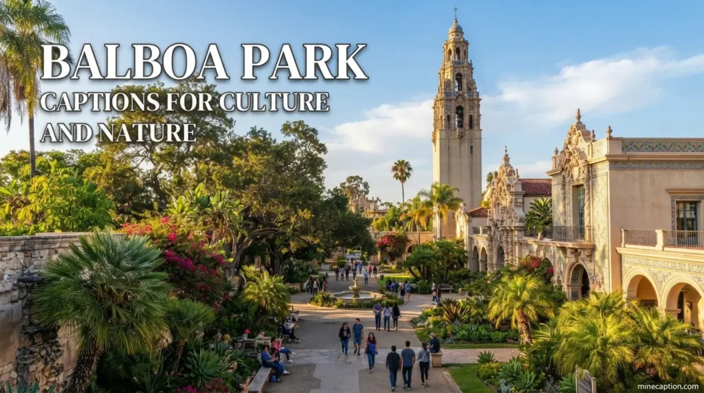 Balboa Park Captions for Culture and Nature