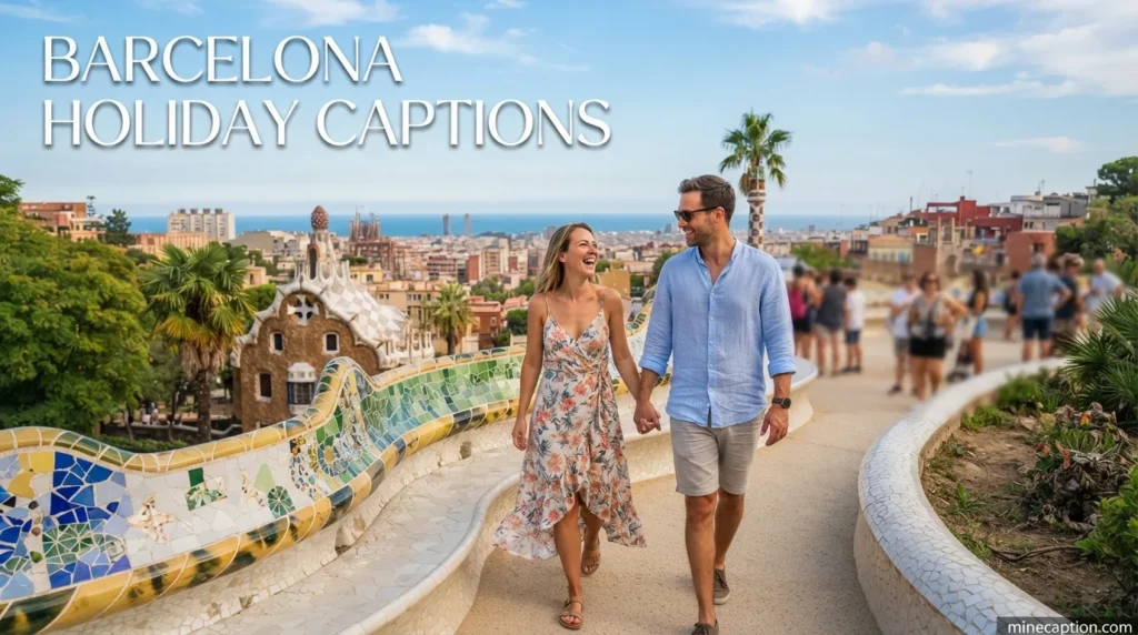 Barcelona Holiday Captions