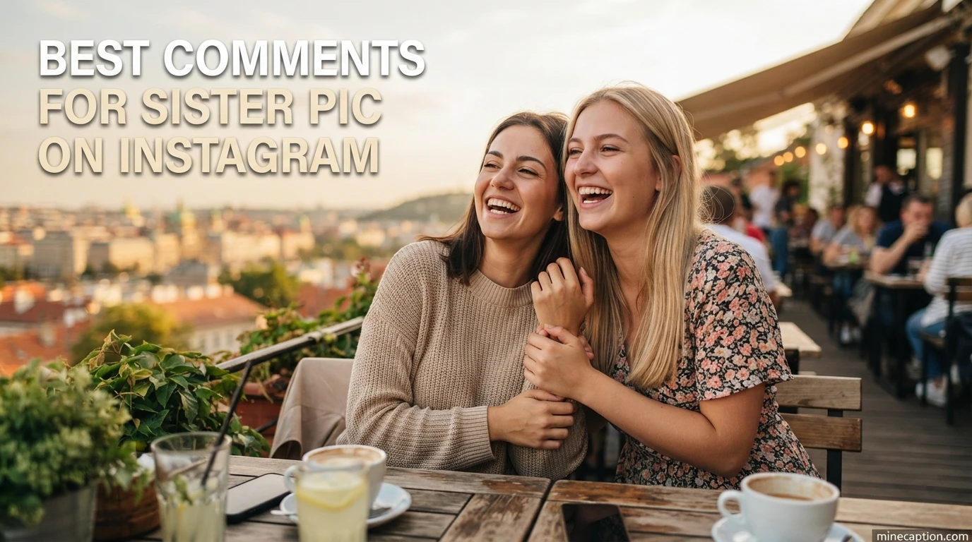 Best Comments for Sister Pic on Instagram