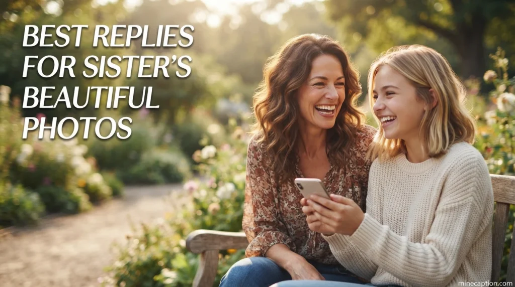 Best Replies for Sister's Beautiful Photos