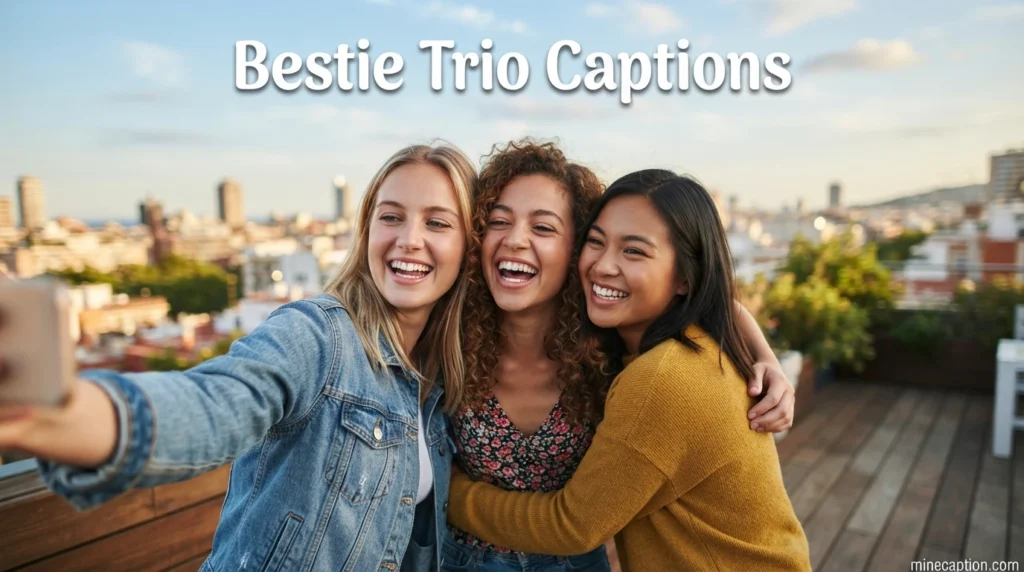 Bestie Trio Captions