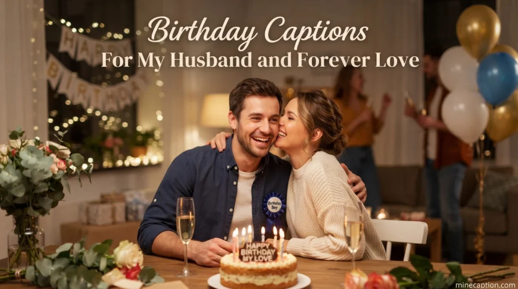 Birthday Captions for My Husband and Forever Love