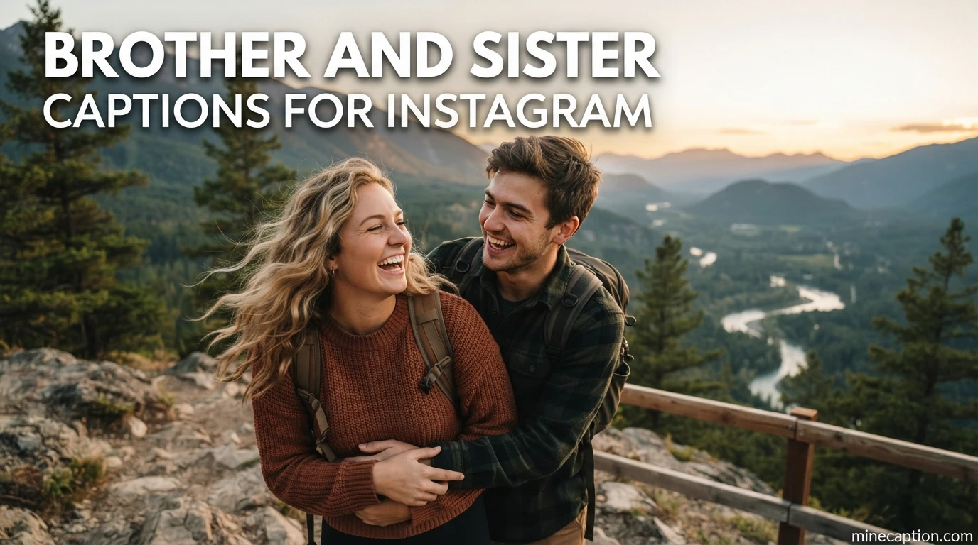 Brother and Sister Captions for Instagram