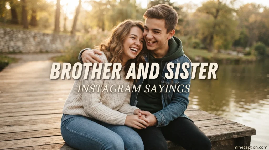 Brother and Sister Instagram Sayings