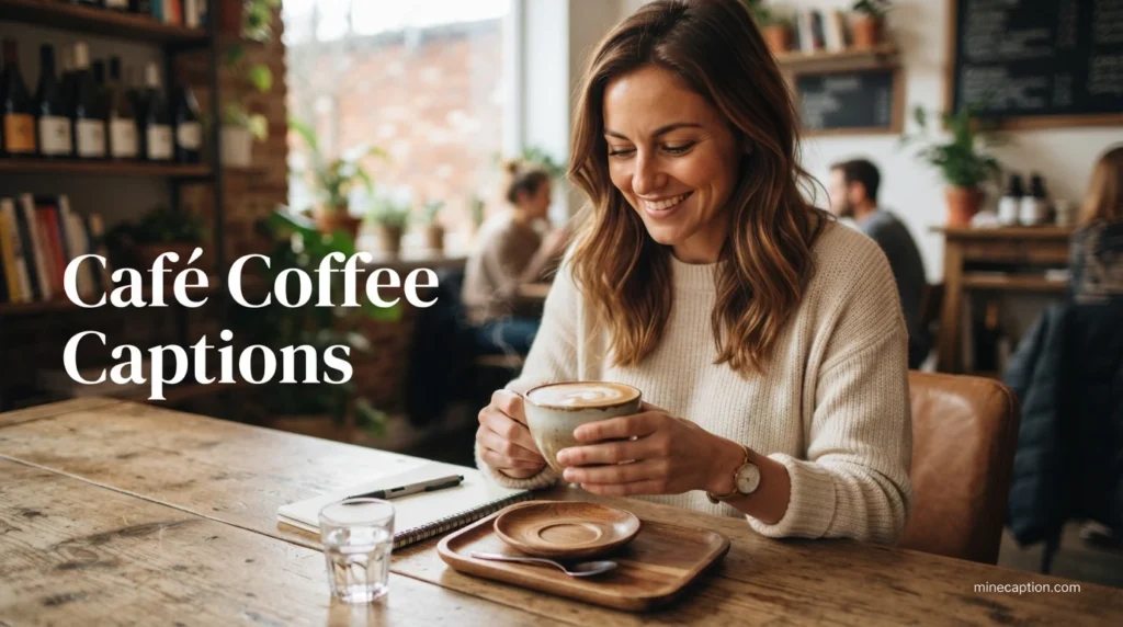 Café Coffee Captions