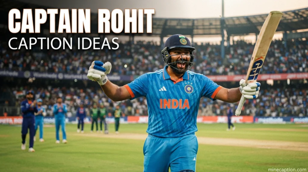 Captain Rohit Caption Ideas