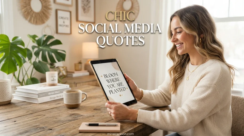 Chic Social Media Quotes
