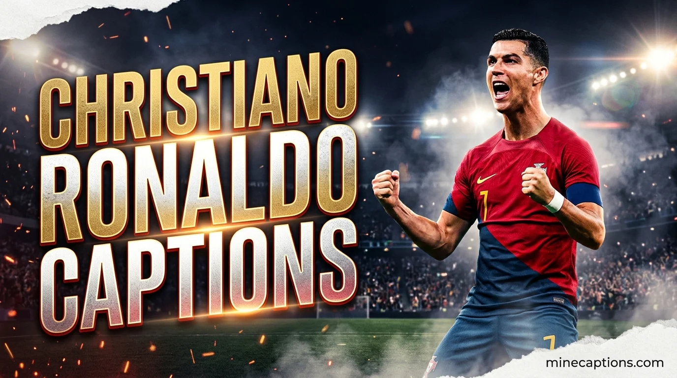 Christiano Ronaldo Captions