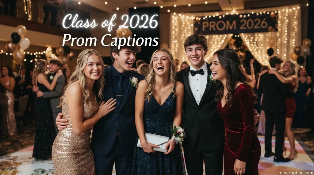 Class of 2026 Prom Captions
