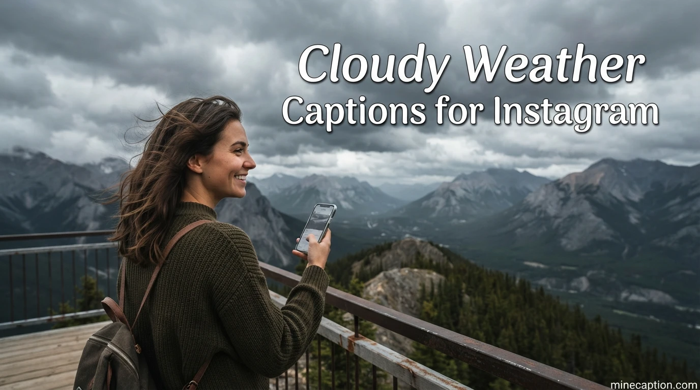 Cloudy Weather Captions for Instagram