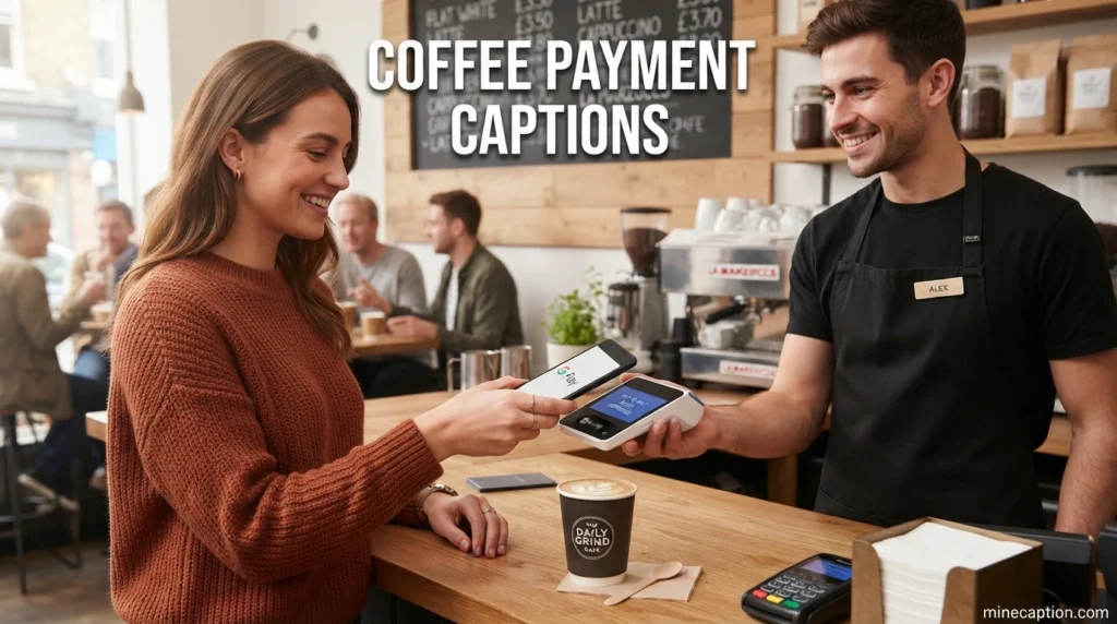 Coffee Payment Captions