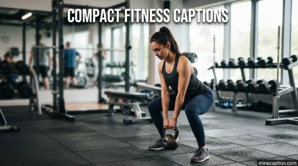 Compact Fitness Captions