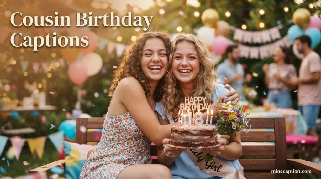 Cousin Birthday Captions