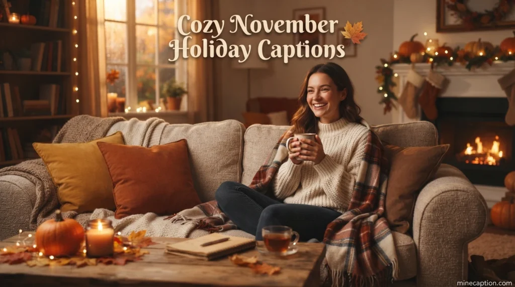 Cozy November Holiday Captions