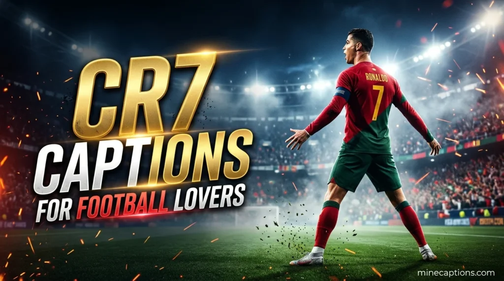 CR7 Captions for Football Lovers
