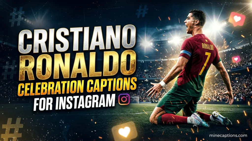 Cristiano Ronaldo Celebration Captions for Instagram