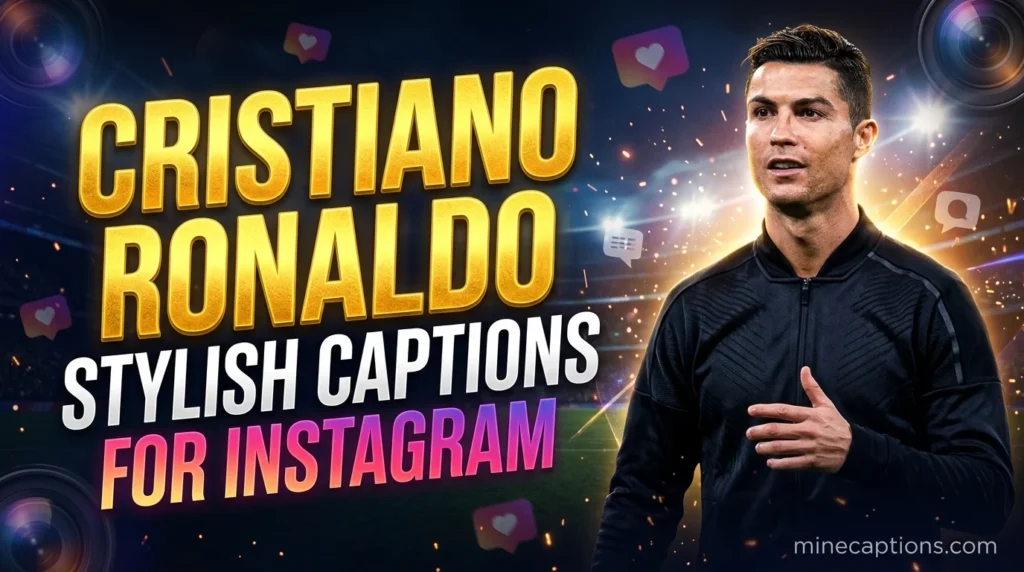 Cristiano Ronaldo Stylish Captions for Instagram