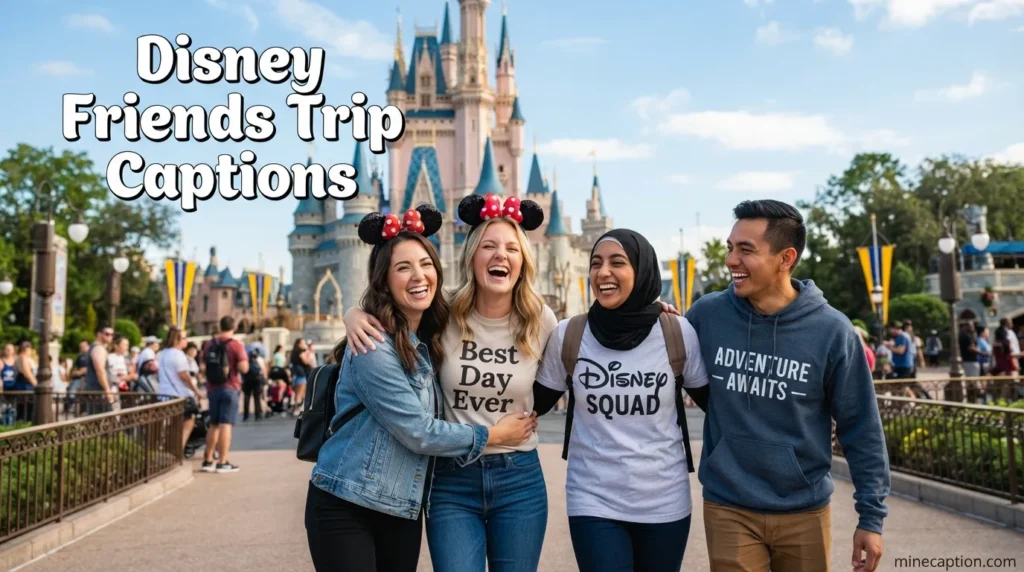 Disney Friends Trip Captions