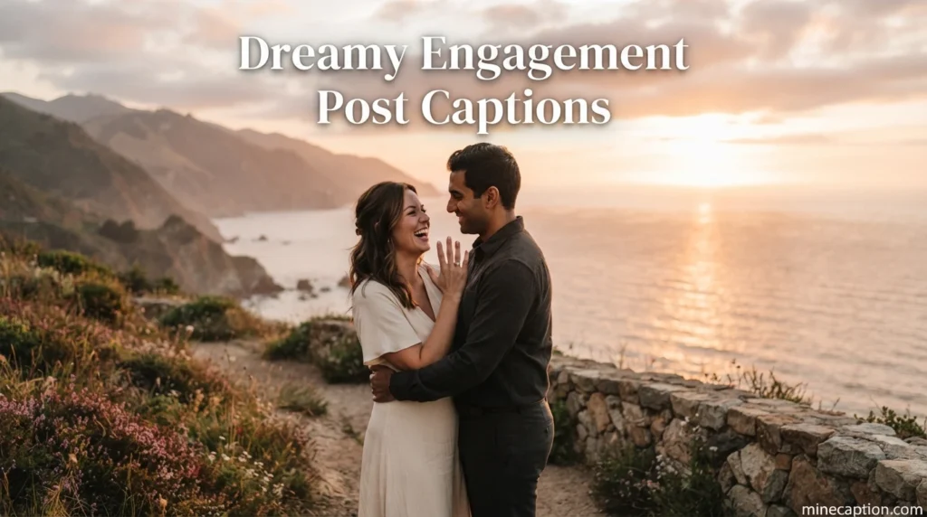 Dreamy Engagement Post Captions