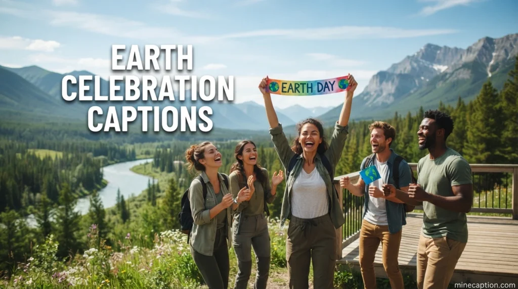 Earth Celebration Captions