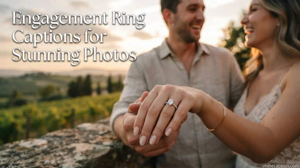 Engagement Ring Captions for Stunning Photos