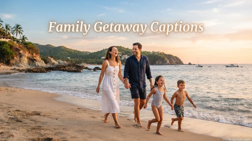 Family Getaway Captions