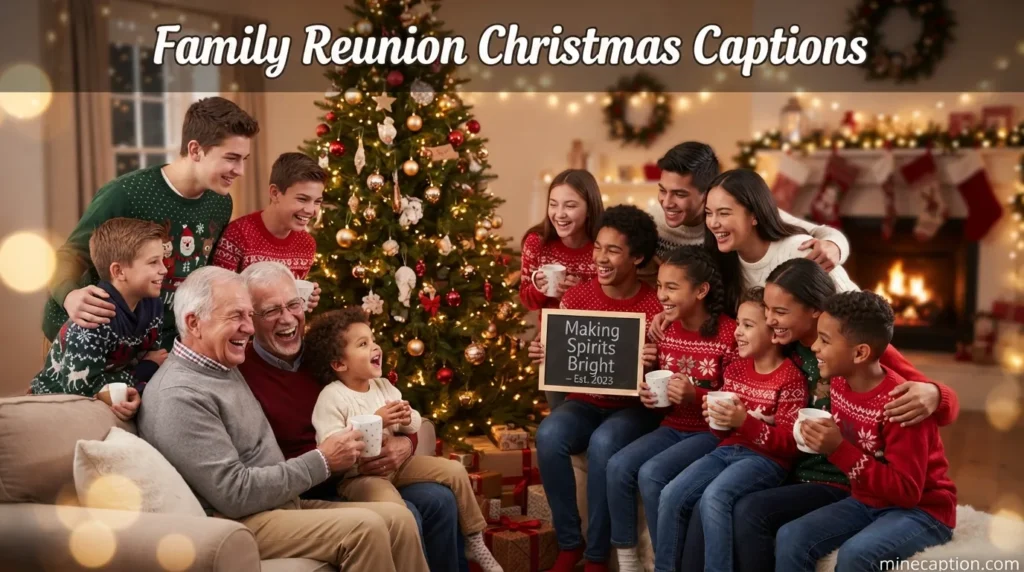 Family Reunion Christmas Captions