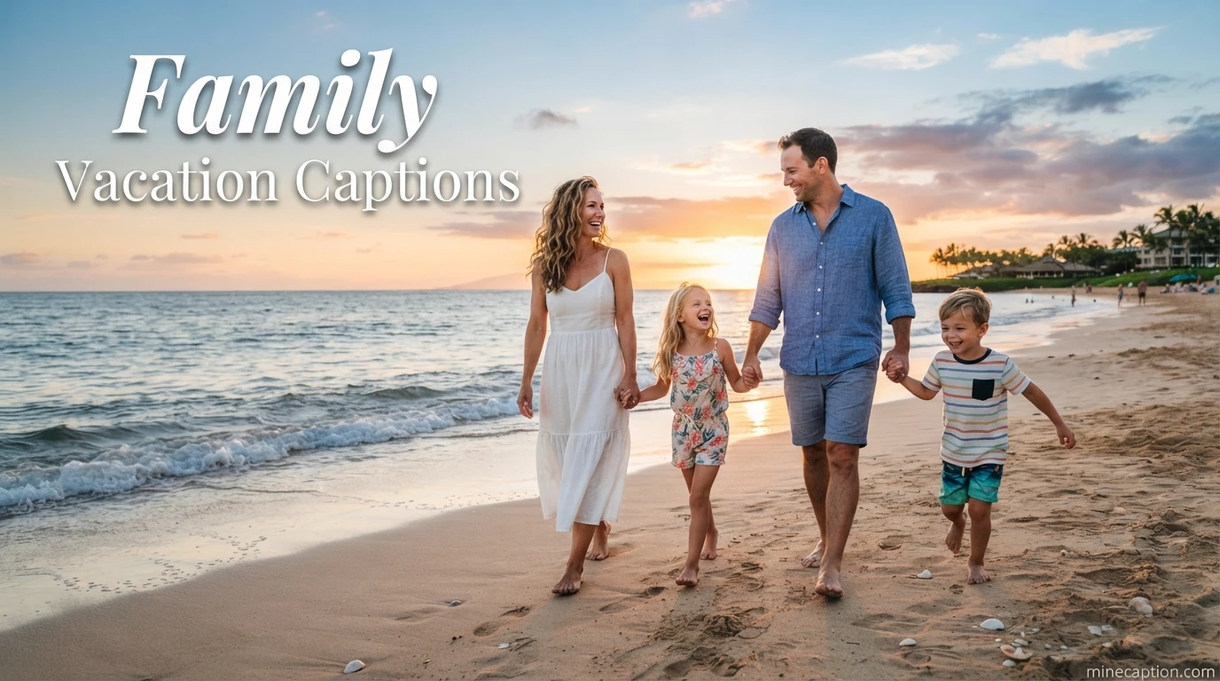 Family Vacation Captions
