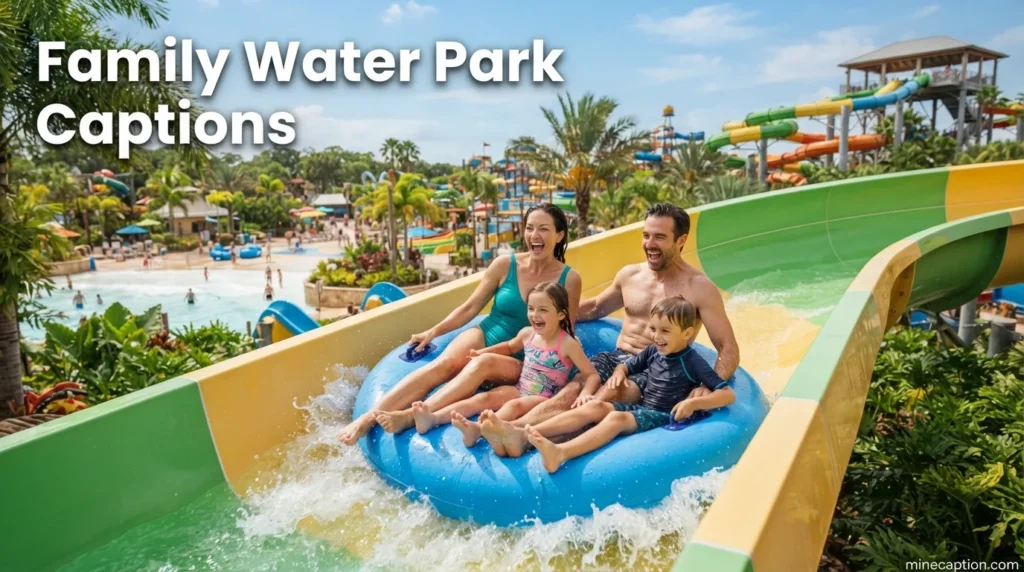 Family Water Park Captions