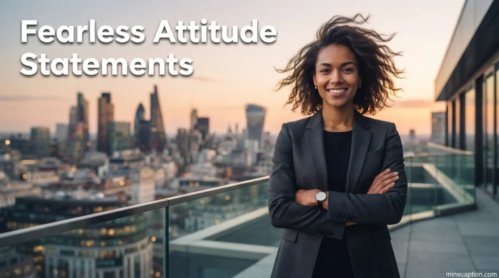 Fearless Attitude Statements