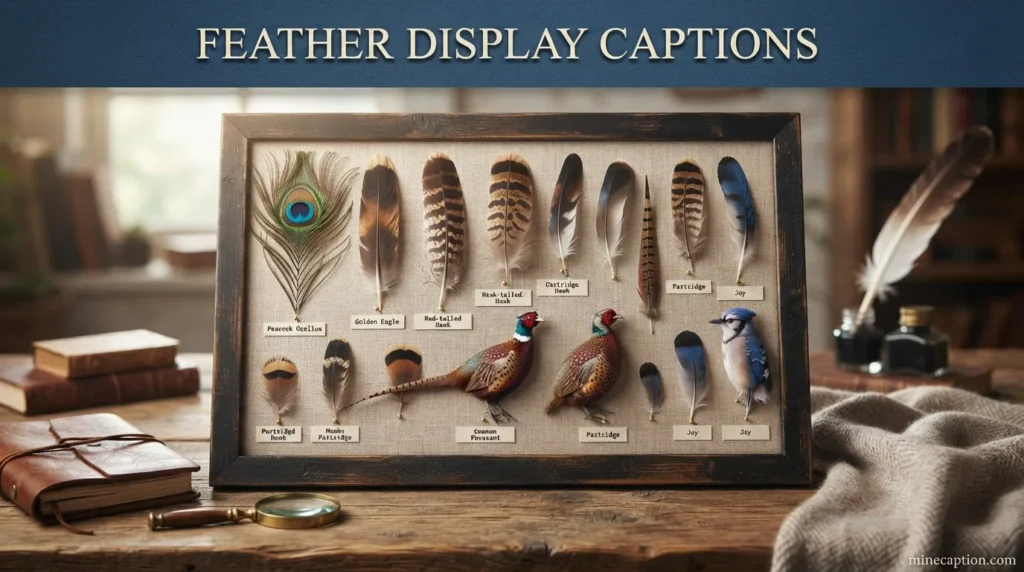 Feather Display Captions