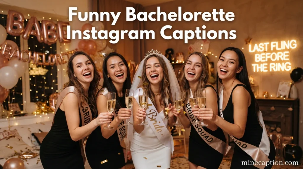 Funny Bachelorette Instagram Captions