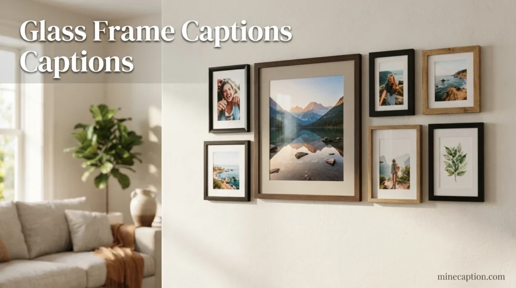 Glass Frame Captions