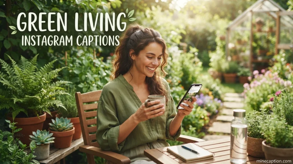 Green Living Instagram Captions